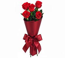 Букет 5 Красных роз Эдлесс Лав в Починках