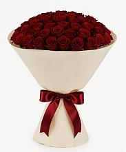 Букет 101 Бордовая роза Блэк Бакарра в Починках