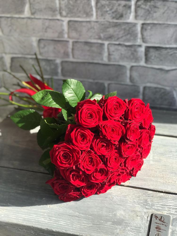 Букет Красные розы Фридом в Починках