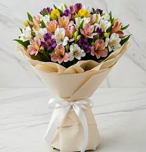 Букет цветов из:  Альстромерии #REPLACE_PRED# Починках