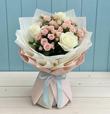 Букет цветов из:  Розы в Починках