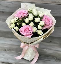Букет цветов из:  Розы в Починках