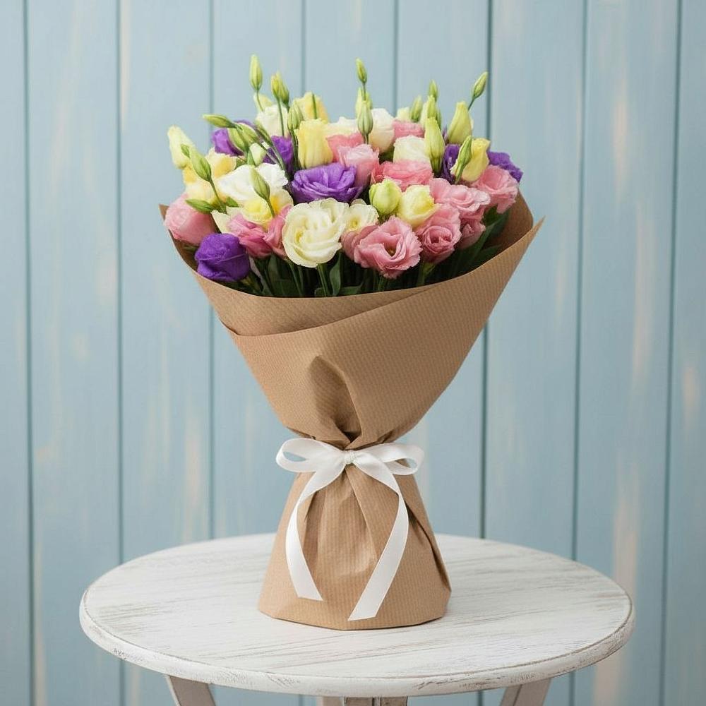 Букет цветов из: Лизиантусы в Починках