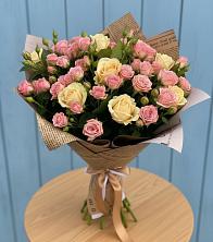 Букет цветов из:  Розы в Починках