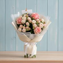 Букет цветов из:  Розы в Починках