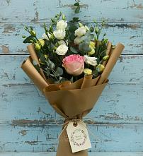 Букет цветов из:  Розы и Лизиантусы #REPLACE_PRED# Починках