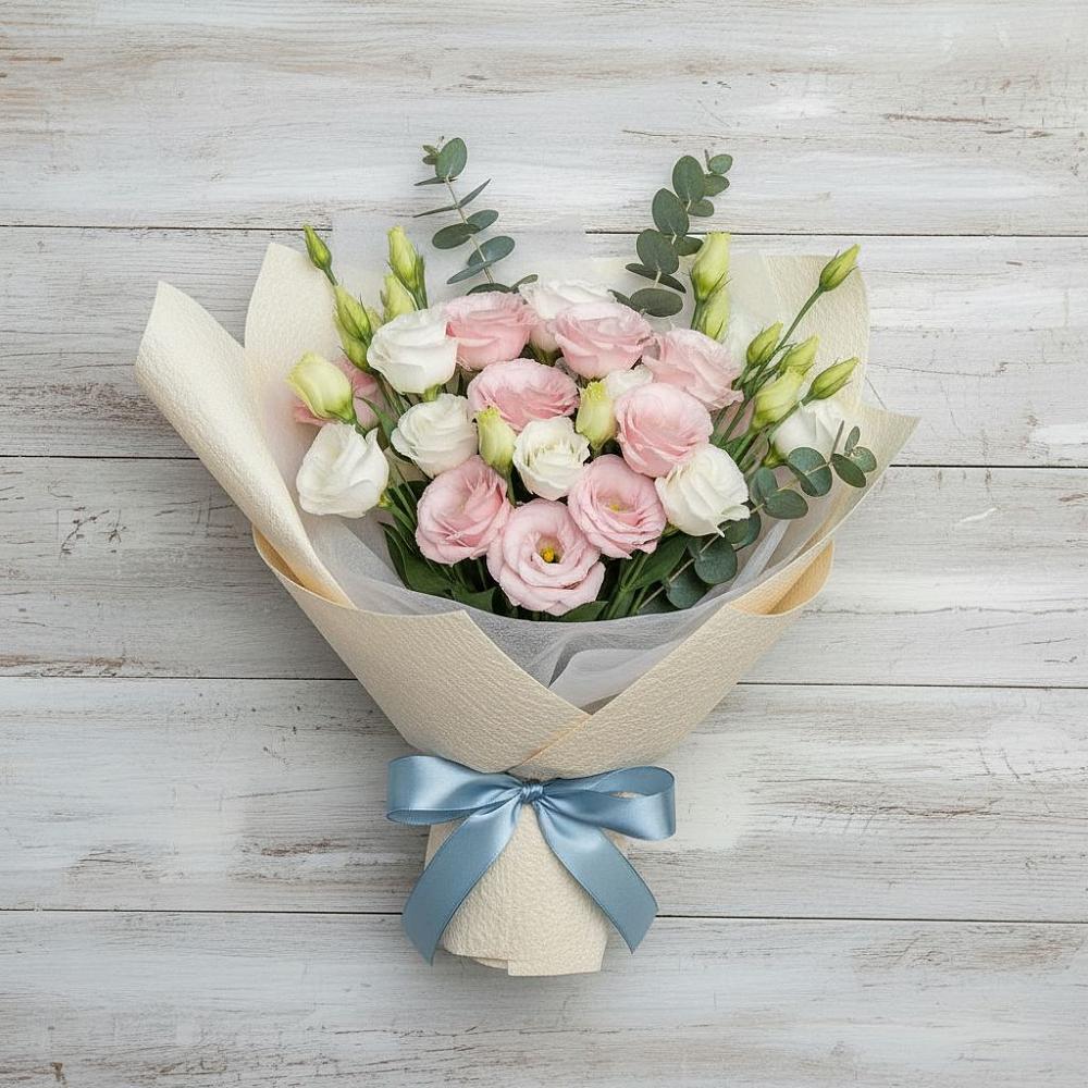 Букет цветов из: Лизиантусы в Починках